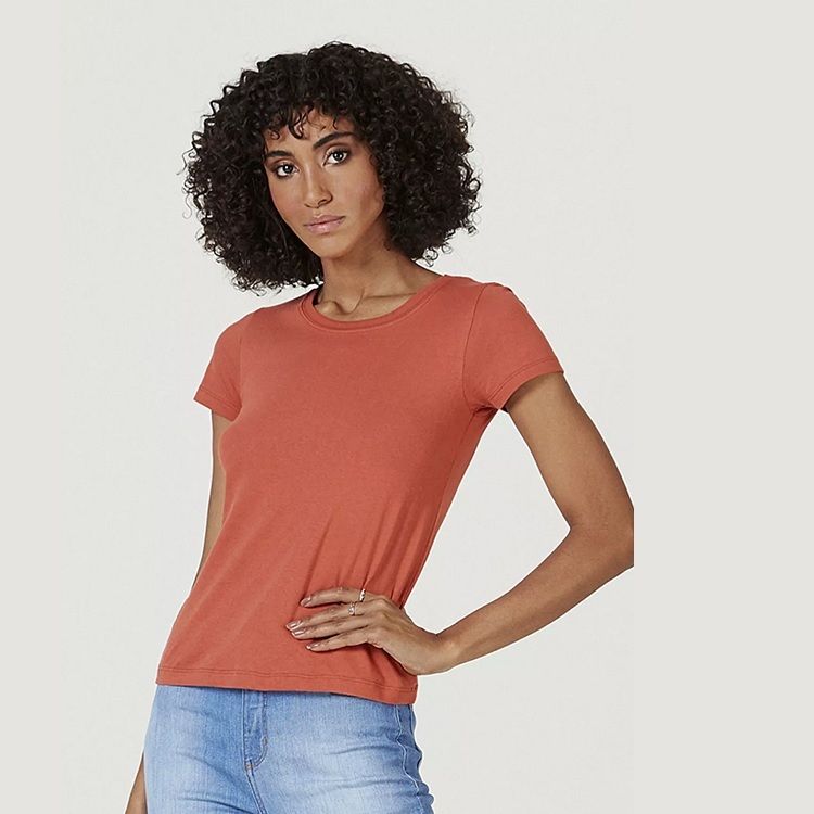 Blusa Hering Feminina Básica M Laranja