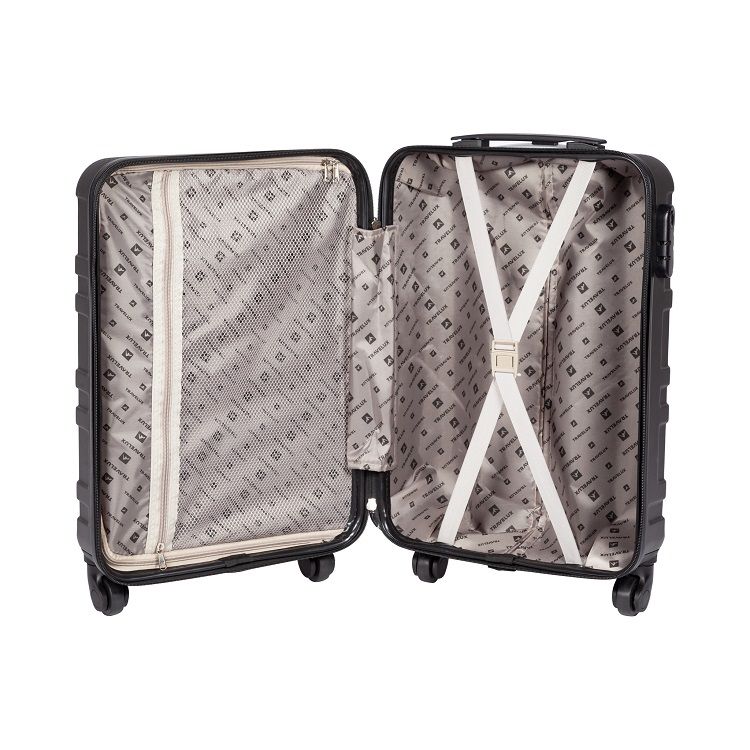 Mala Travelux Lugano Média 23 kg Cinza