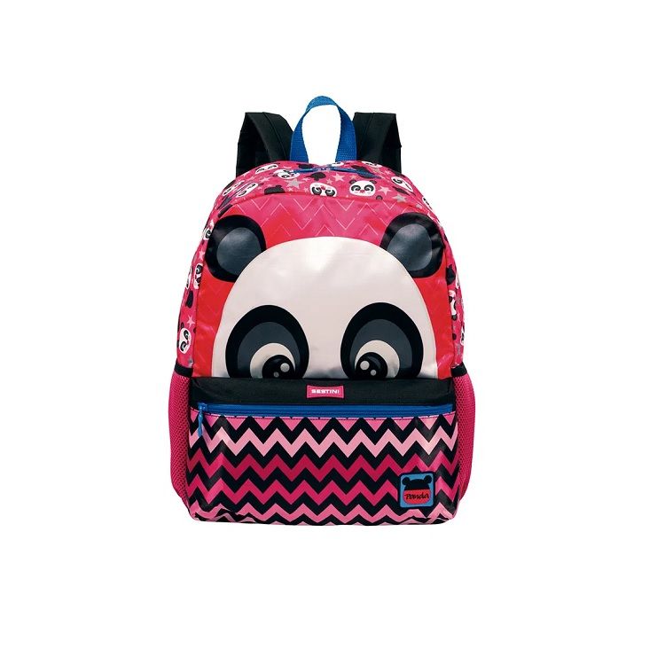 Mochila Sestini Plus Panda Rosa