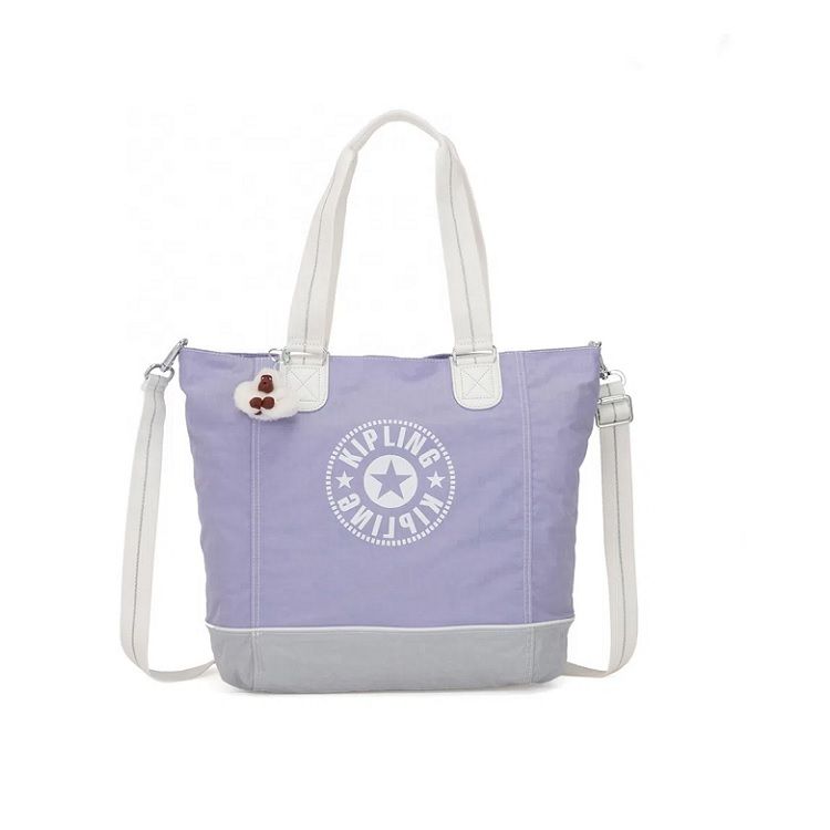 Bolsa de Ombro Kipling Shopper C Lilás