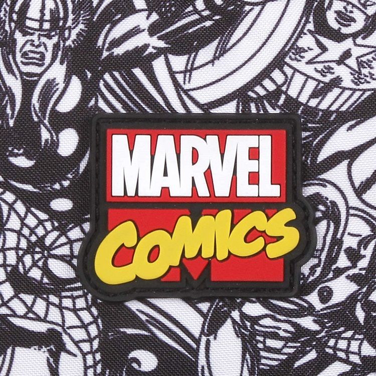 Mochila Avengers Comics com Rodas Preta