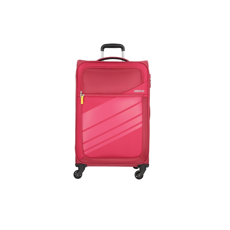 Mala de Viagem 23 kg Media American Tourister by Samsonite Stirling Light Rosa Shopping Smiles