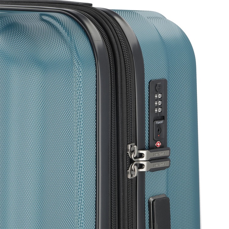 Mala Samsonite Fiero 3.0 Grande 32 kg Azul Petróleo