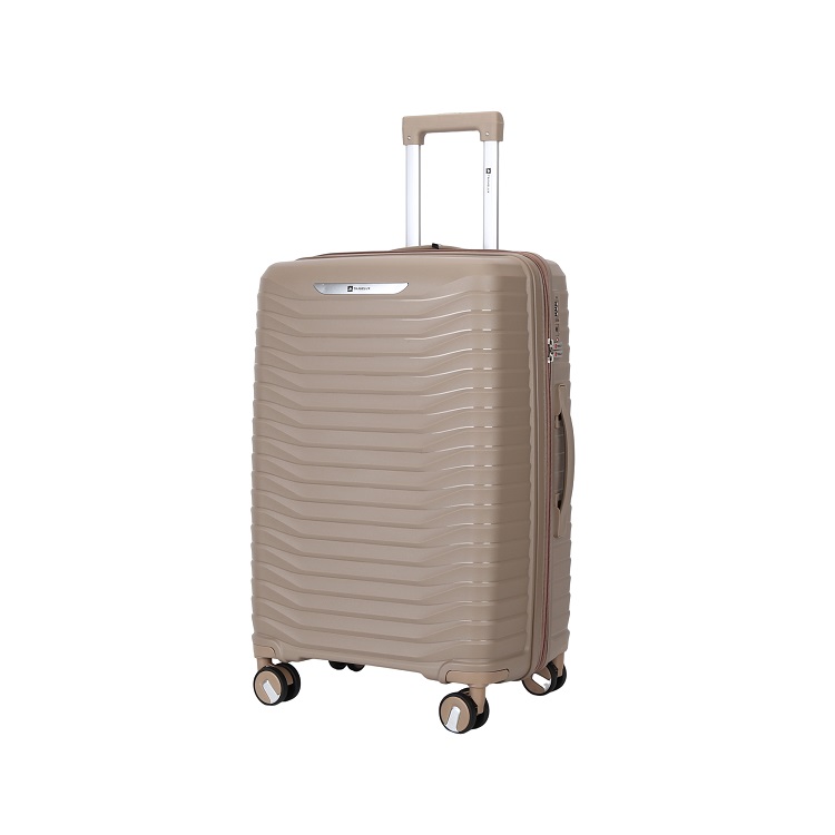 Mala de Viagem 23kg Travelux Scuol Champanhe - Expansível e