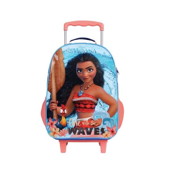 Mochila Disney Moana com Rodas Azul
