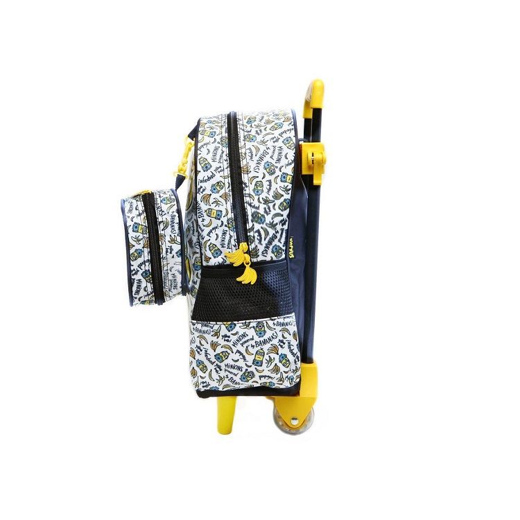 Mochila Minions com Rodas Branco