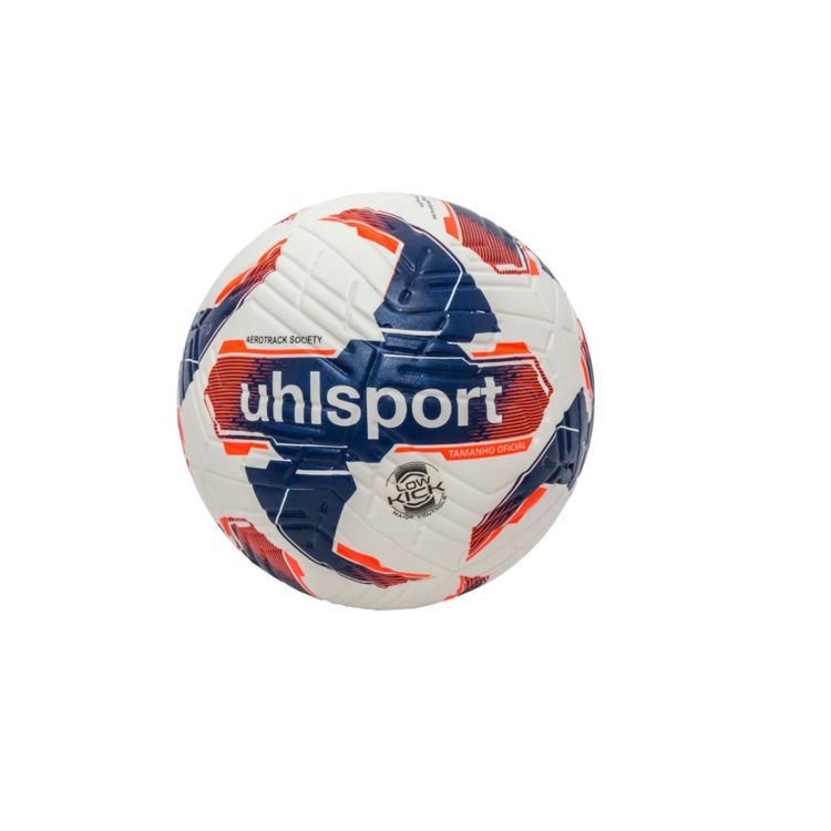Bola de Futebol Society Uhlsport Aerotrack Azul e Vermelho