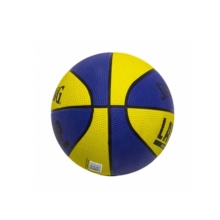 Bola de Basquete Spalding Lay-Up Azul e Amarela