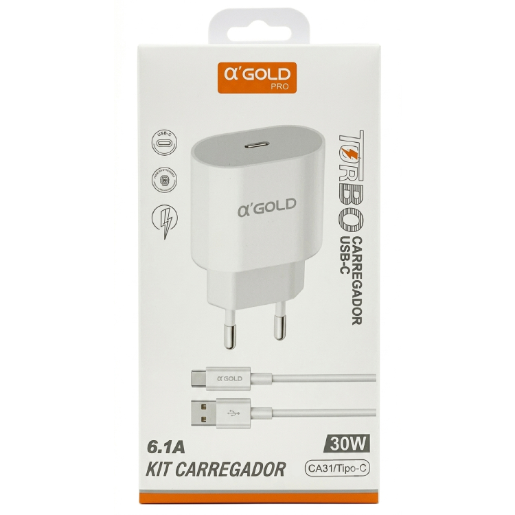 Carregador 30W USB-C Branco - 1