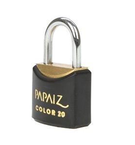 Cadeado Papaiz Serie Color Preto - 2