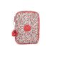 estojo kipling 100 pens sweet flower branco