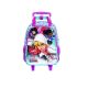 Mochila Dermiwil Marvel Rising com Rodas Azul Turquesa