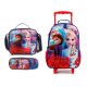 Mochila com Rodas + Lancheira + Estojo Frozen