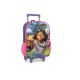 Mochila Disney Encanto com Rodas violeta lateral