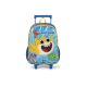 Mochila Baby Shark com Rodas amarela