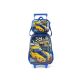 Mochila com Rodas + Lancheira Força 4 azul
