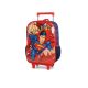 Mochila Superman com Rodas vermelha