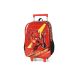 Mochila Flash com Rodas Vermelha