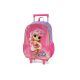 Mochila LOL OMG com Rodas rosa
