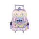Mochila Luxcel com Rodinhas Stitch Verde Principal