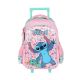 Mochila Luxcel com Rodinhas Stitch Rosa Principal