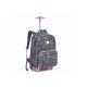 Mochila Just Tinta com Rodas Cinza