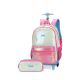 Mochila com Rodas + Estojo Barbie Azul