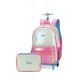 Mochila com Rodas + Estojo Barbie Azul