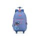 Mochila Stitch com Rodas Azul