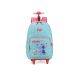 Mochila Stitch com Rodas turquesa