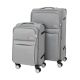 Conjunto de Malas Travelux Geneva II Super Leve - P e G Cinza