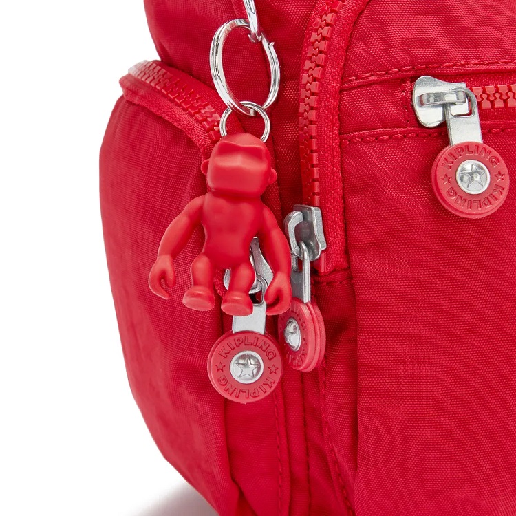 Bolsa Kipling Gabbie S Vermelho - 3