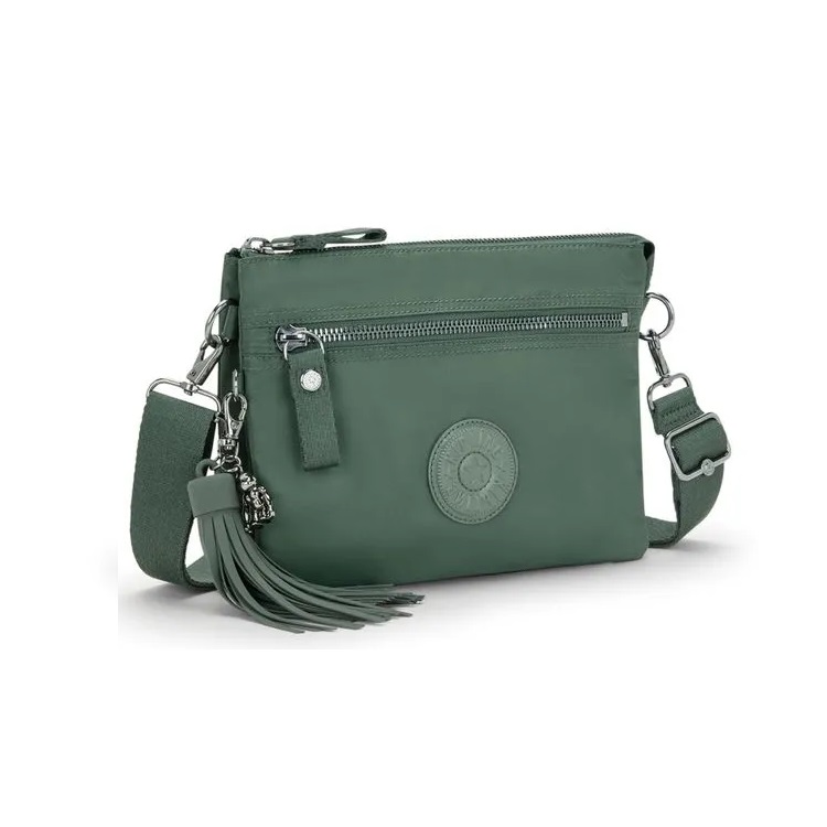 Bolsa Transversal Kipling Riri L Verde