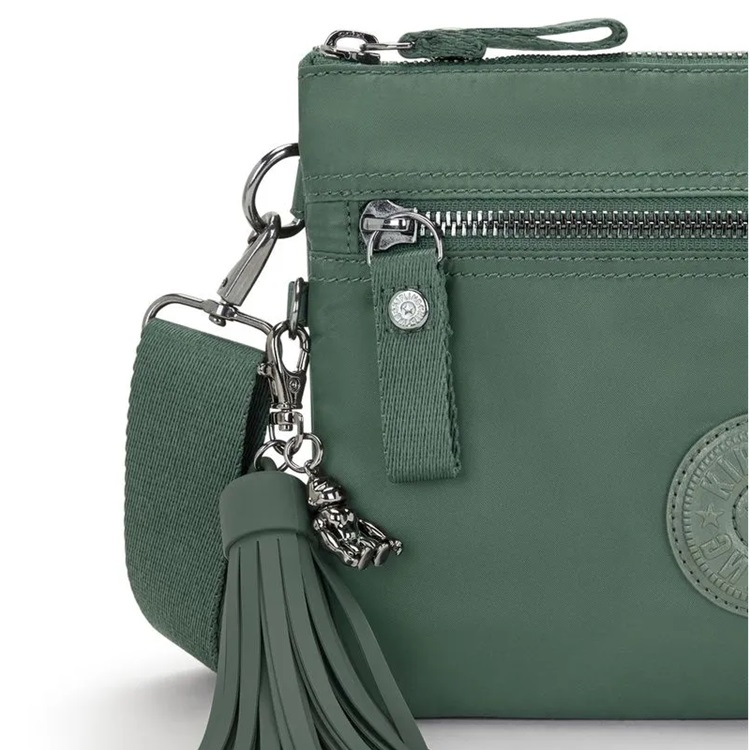 Bolsa Transversal Kipling Riri L Verde