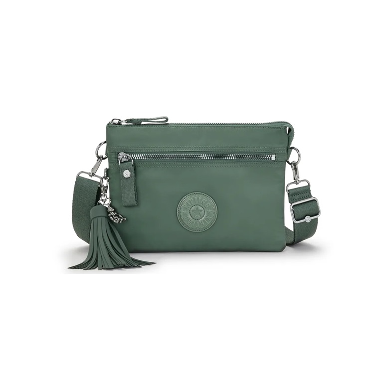 Bolsa Transversal Kipling Riri L Verde