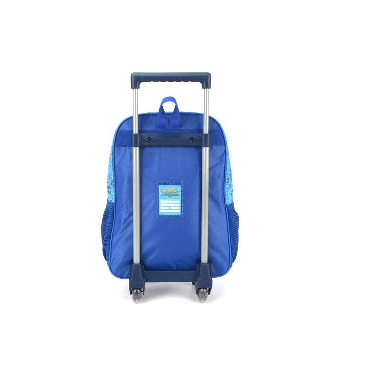 Mochila Baby Shark com Rodas Azul