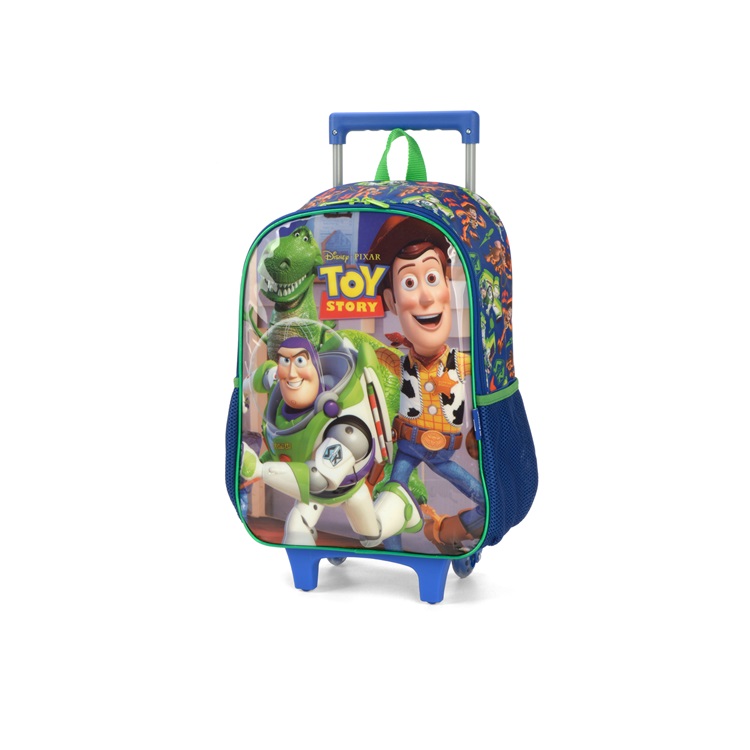 Mochila Toy Story com Rodas Verde