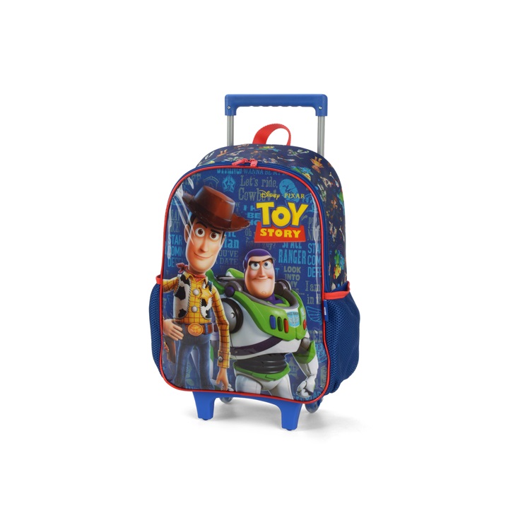 Mochila Toy Story com Rodas Vermelha