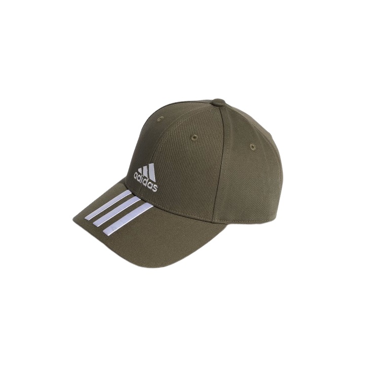 Boné Adidas Aba Curva Baseball 3-Stripes Verde