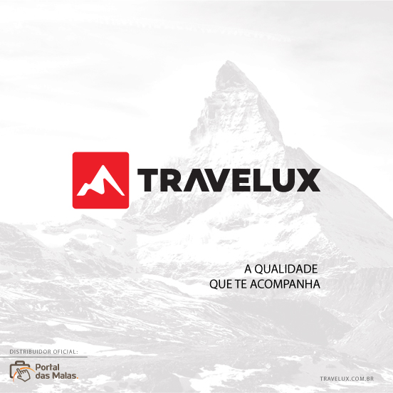 Mala Travelux Glarus Média 23 kg Vinho - Expansível e Cadeado TSA