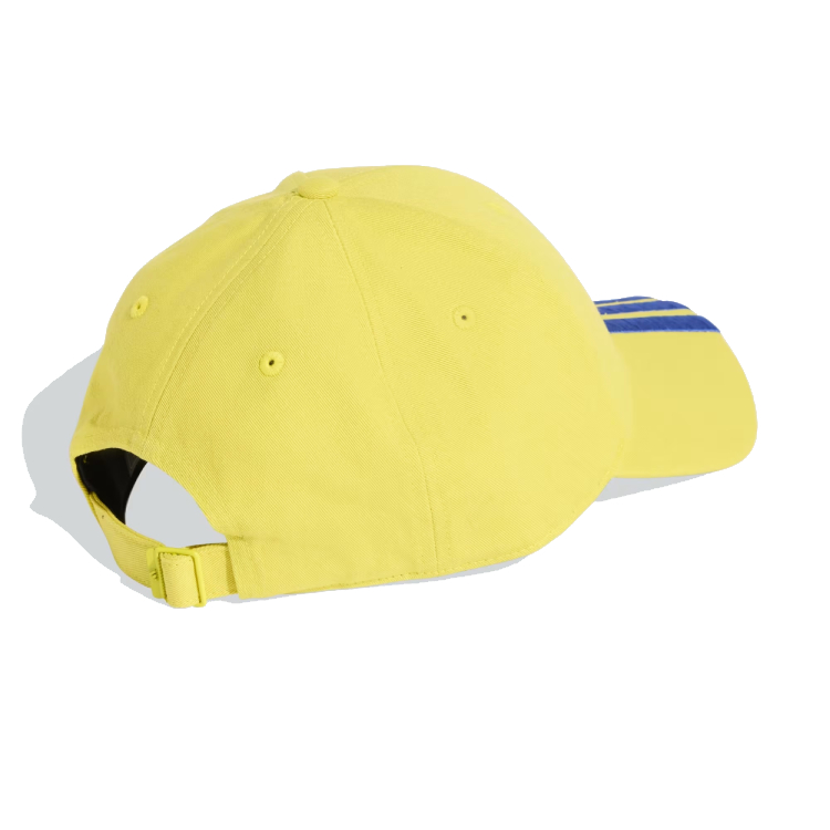Boné Adidas Aba Curva Baseball 3-Stripes Amarela - 1