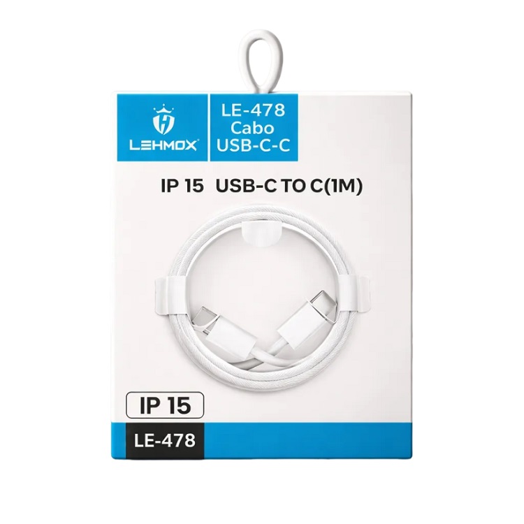 Cabo 20W USB Tipo-C Branco - 1