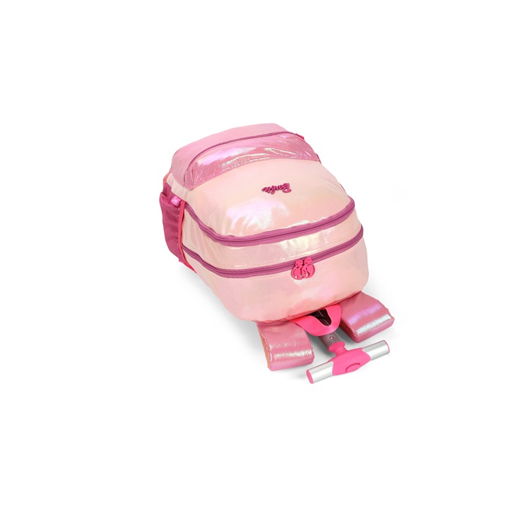 Mochila Barbie com Rodas Rose Gold