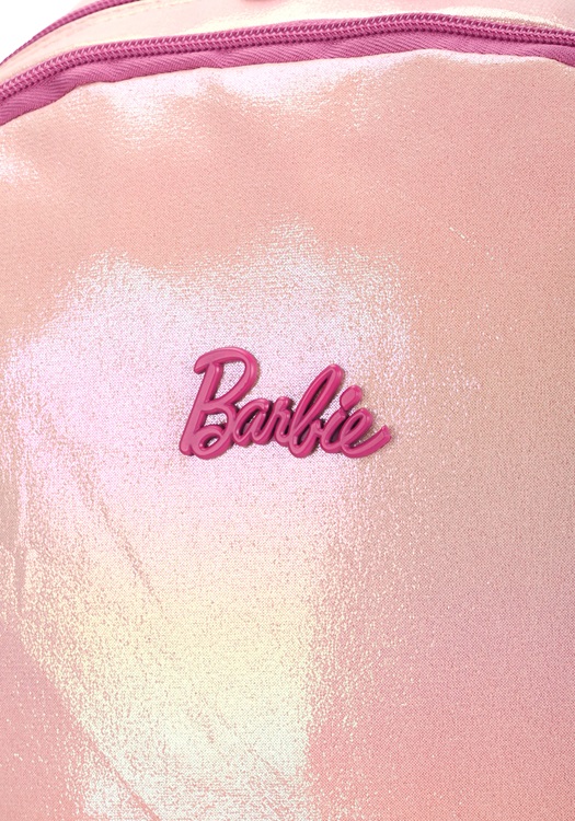Mochila Barbie com Rodas Rose Gold