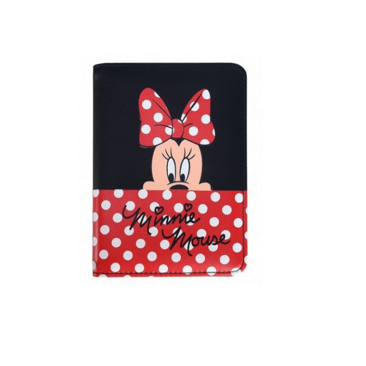 Porta Passaporte Disney Minnie Mouse Balls Preto