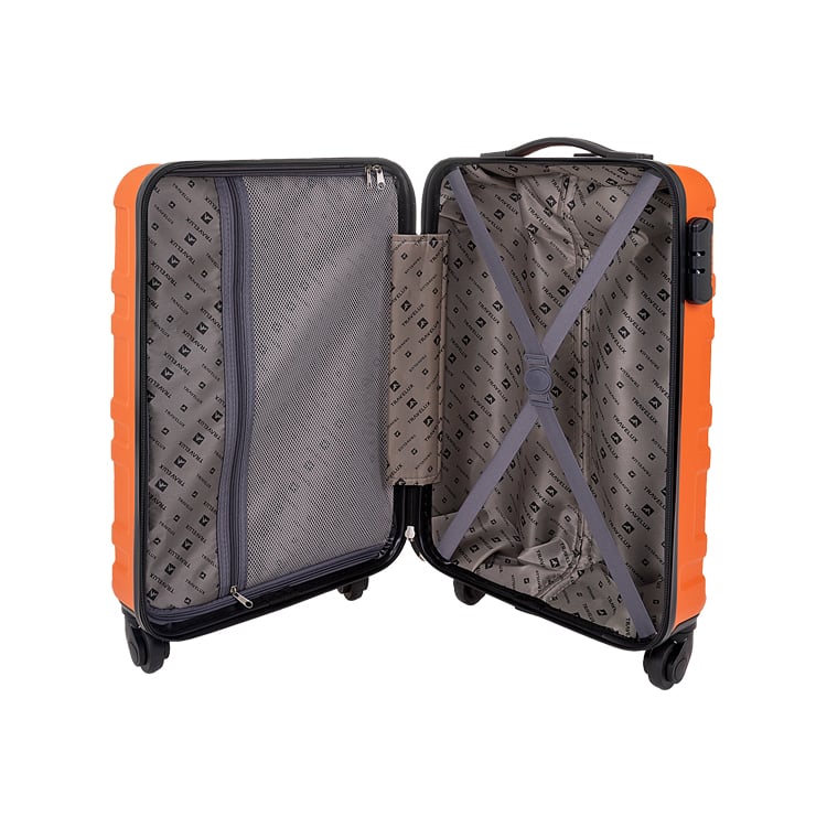 Mala de Bordo 55x35x25 Travelux Lugano Laranja