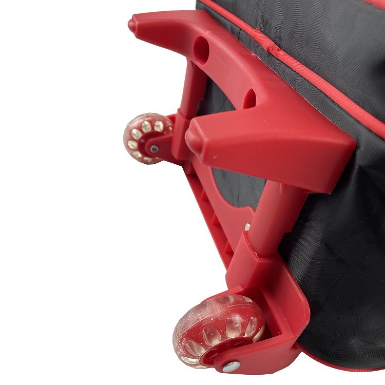 Mochila Santino Speed Car Larry com Rodas Vermelha