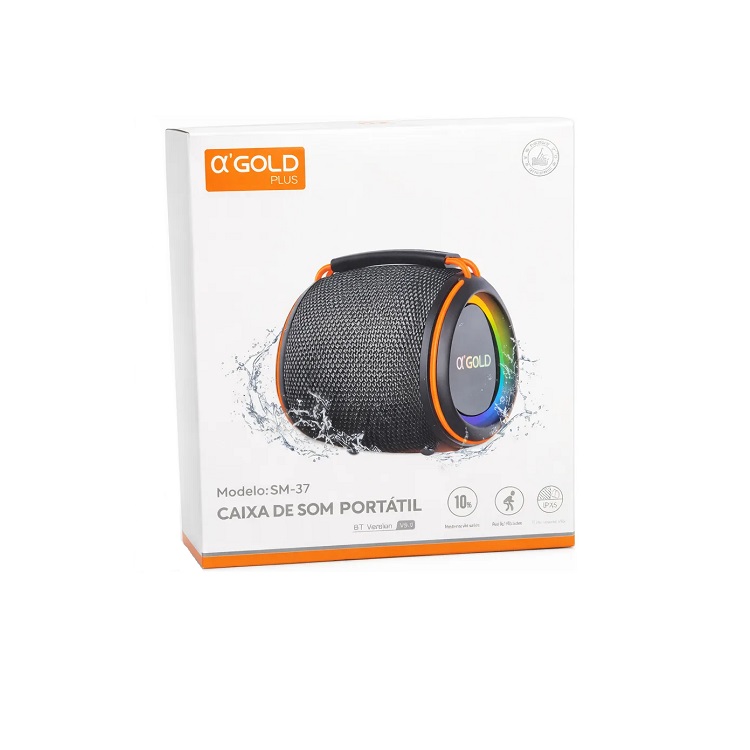 Caixa de Som SM-37 10W Preta - 1