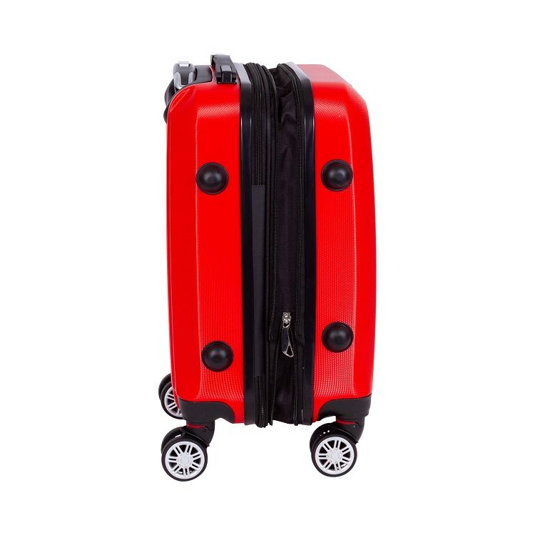 Mala Travelux St. Moritz Média 23 kg Vermelha  - Expansível e Cadeado TSA