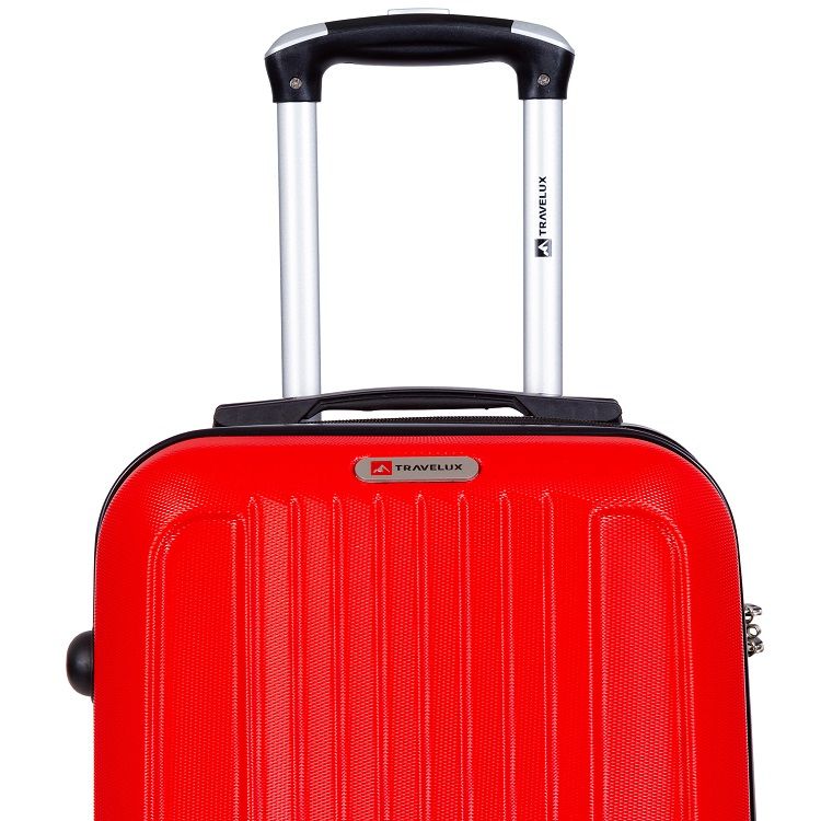 Mala Travelux St. Moritz Média 23 kg Vermelha  - Expansível e Cadeado TSA
